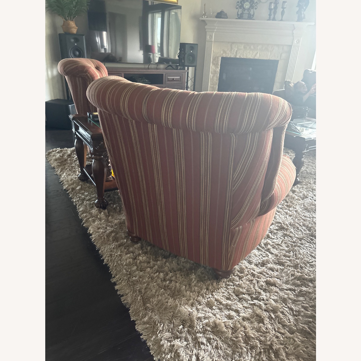 Fabric Accent Chair - image-4