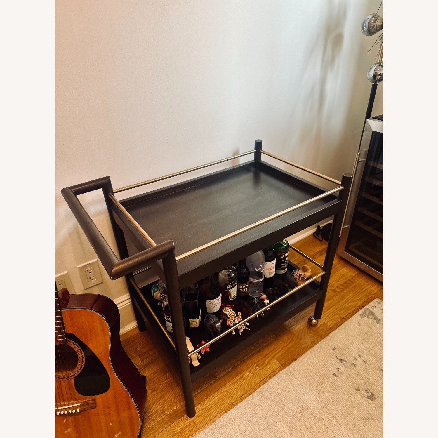West Elm Mid-Century Bar Cart 32" - image-3