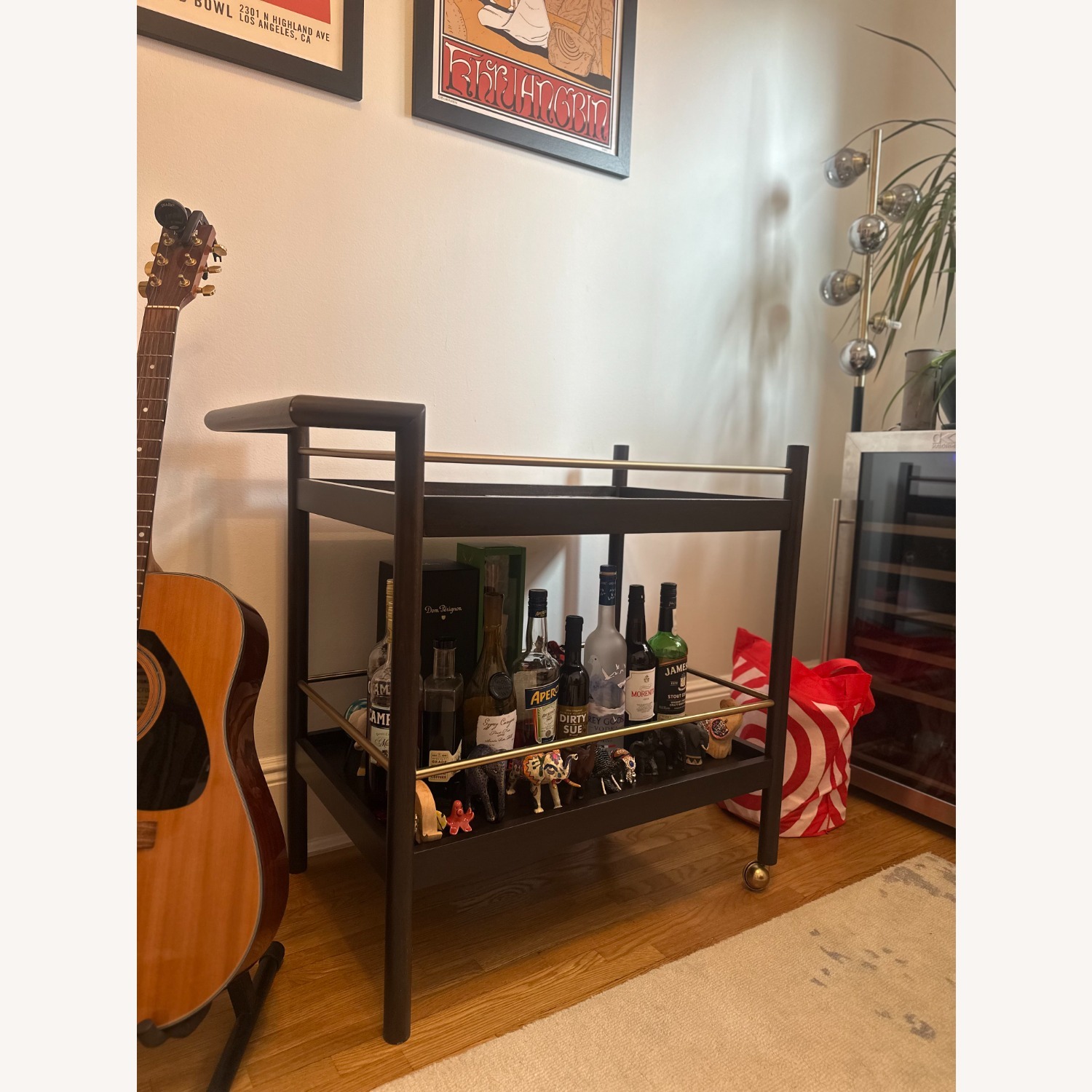 West Elm Mid-Century Bar Cart 32" - image-2