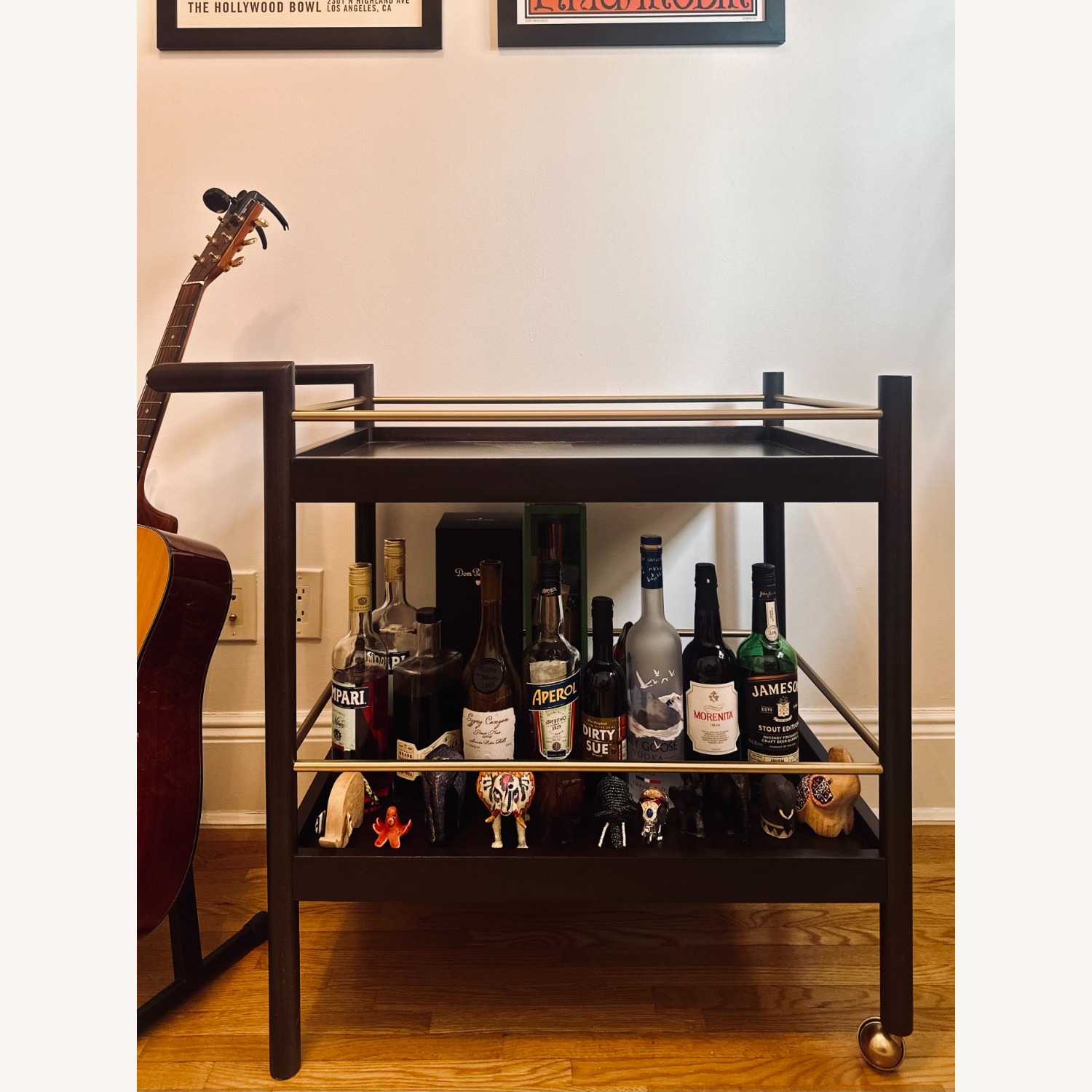 West Elm Mid-Century Bar Cart 32" - image-1