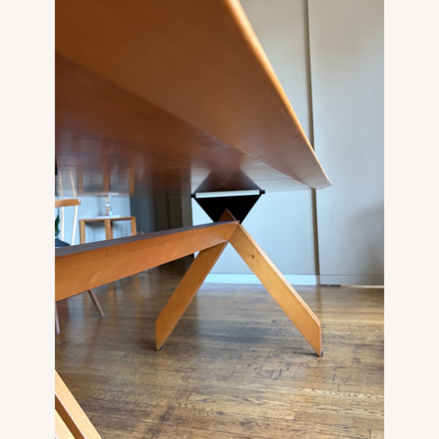 Natural Wood Dining Table - image-4