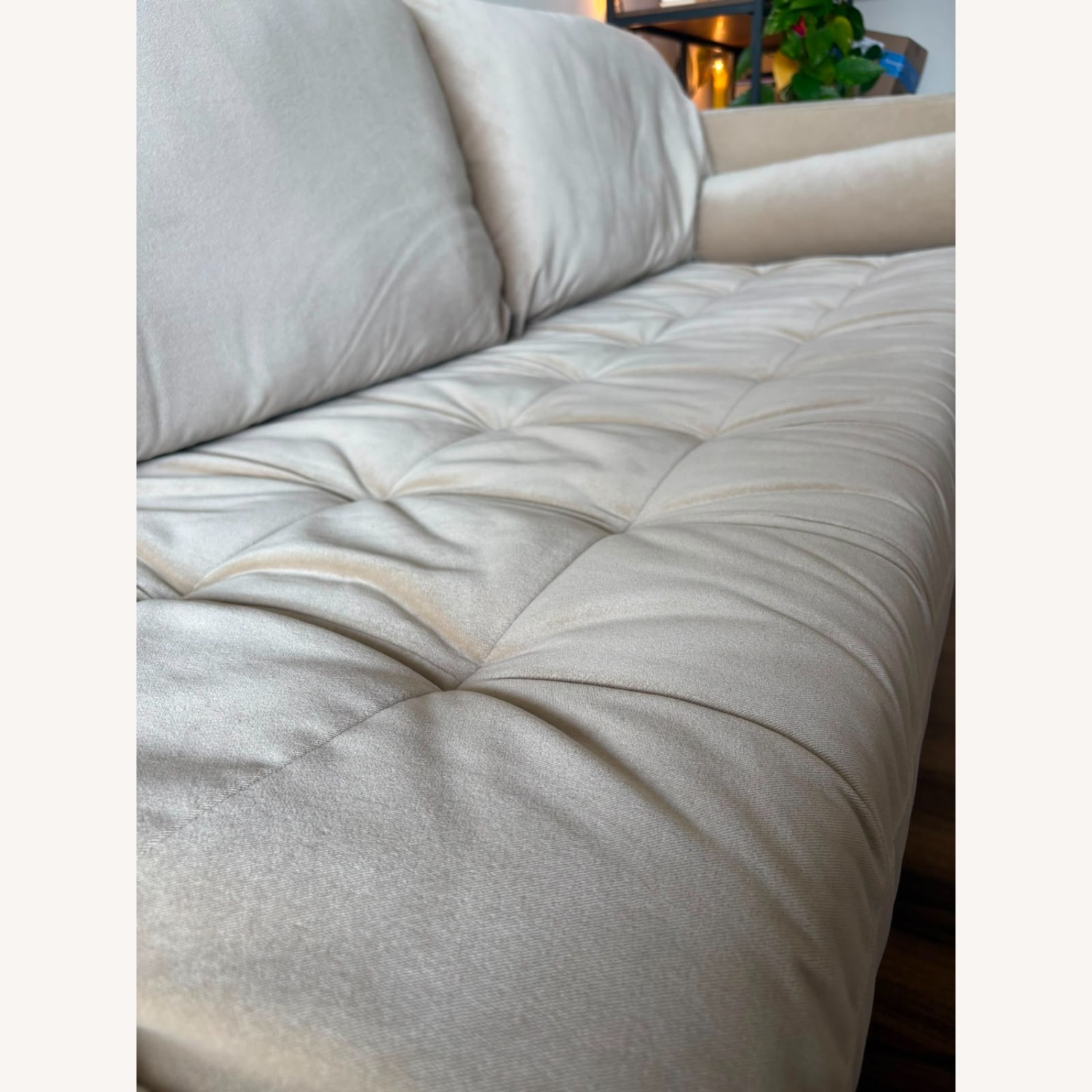 Joybird Briar Light Brown Velvet Sleeper Sofa - image-4