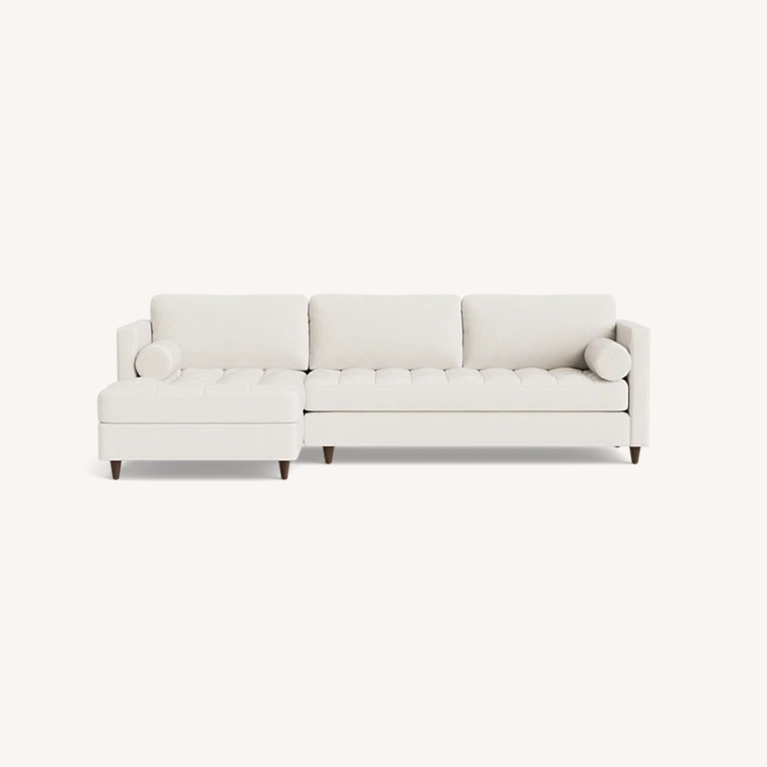 Joybird Briar Light Brown Velvet Sleeper Sofa - image-9