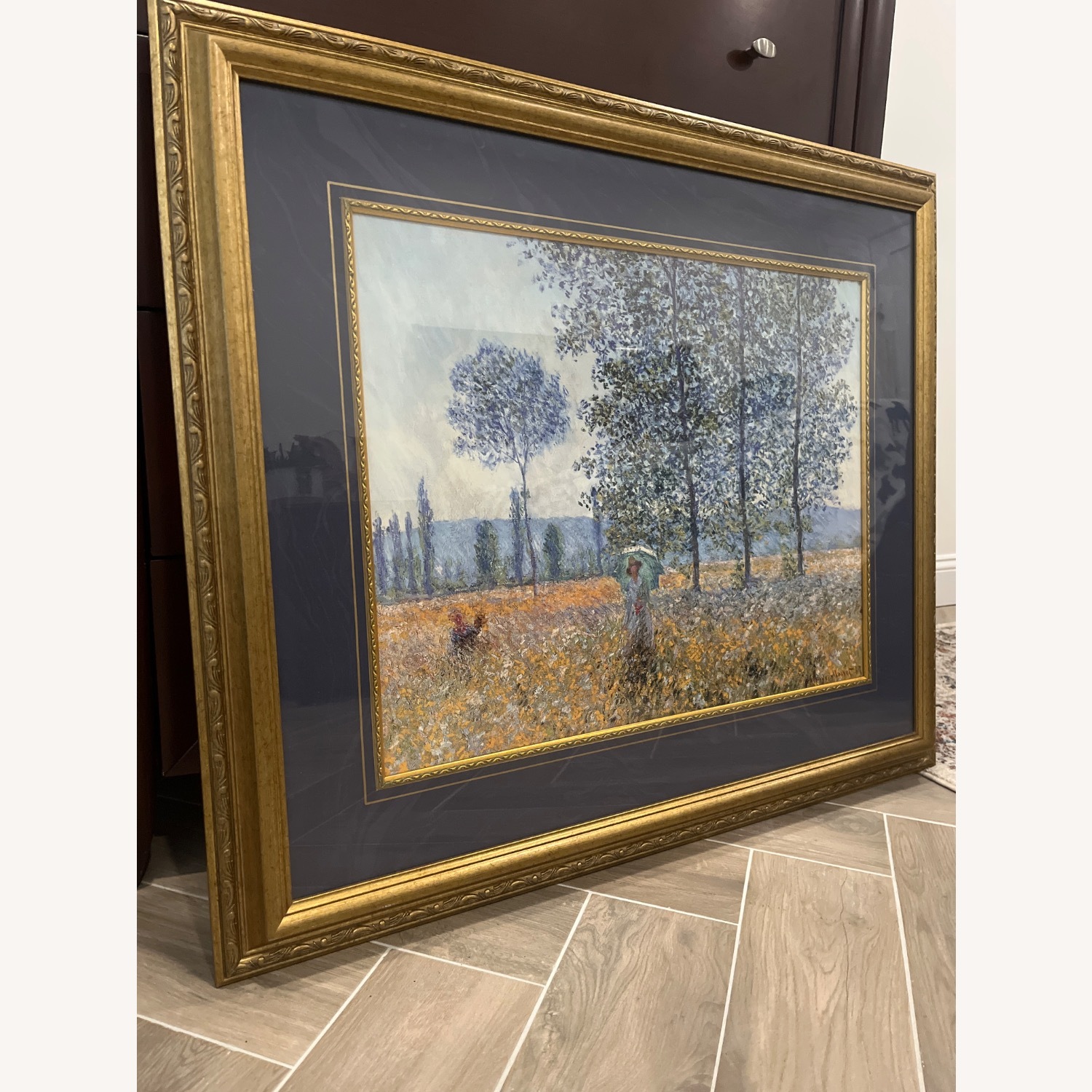 Framed Impressionist Landscape Wall Art - image-3