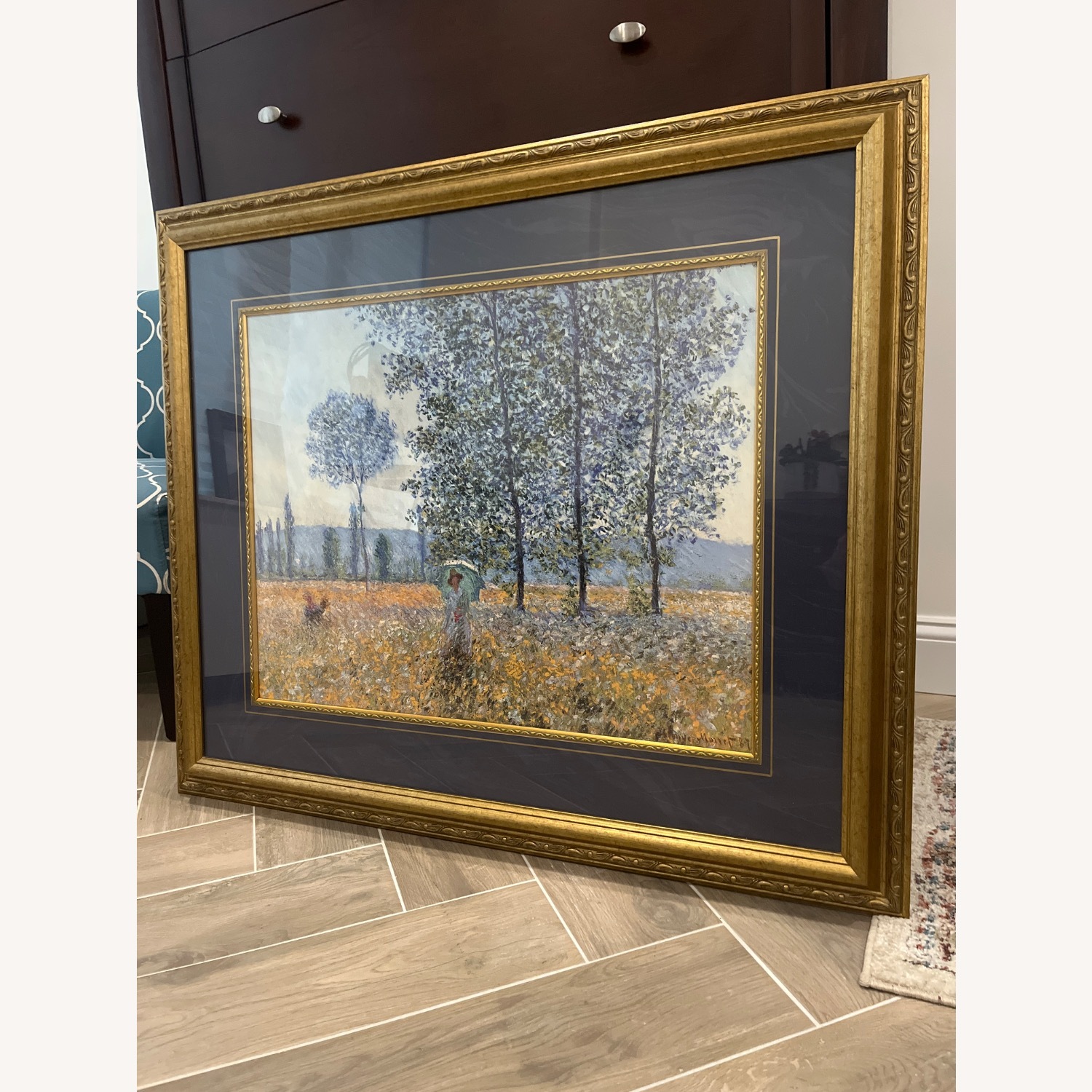 Framed Impressionist Landscape Wall Art - image-2