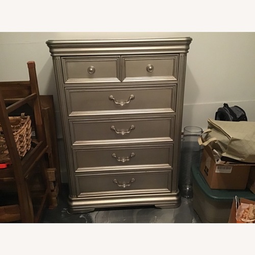 Used Ashley Furniture Silver Dresser for sale on AptDeco