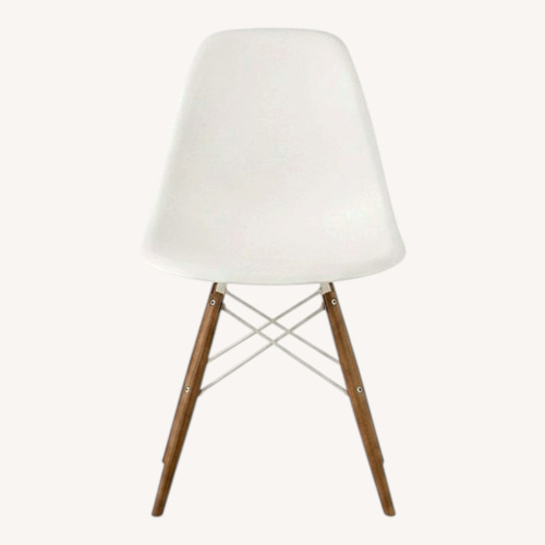 Used Herman Miller White Wood Dining Chair for sale on AptDeco