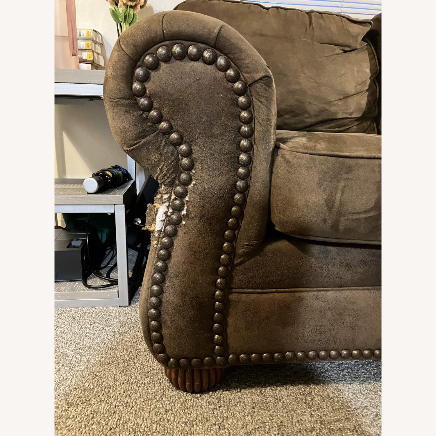 Light Brown 3+ Seater Sofa - image-4