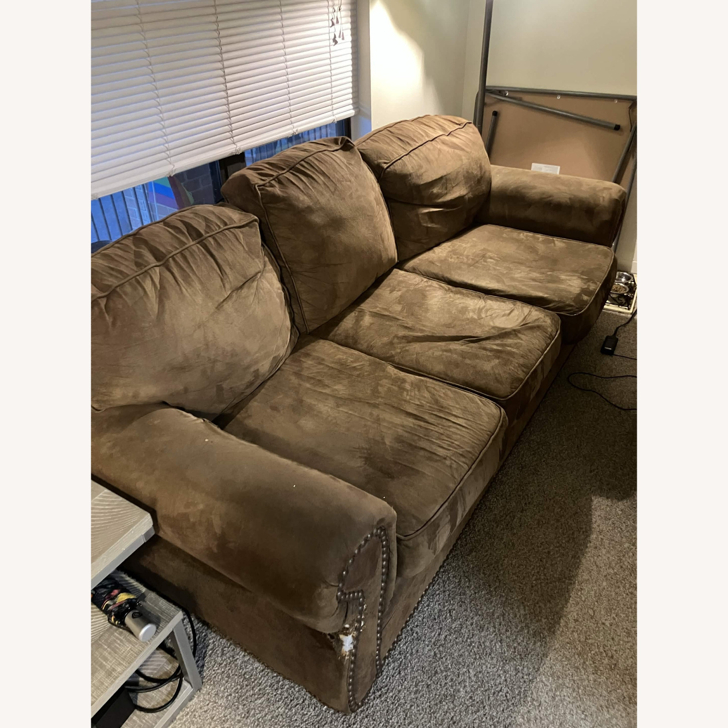 Light Brown 3+ Seater Sofa - image-2