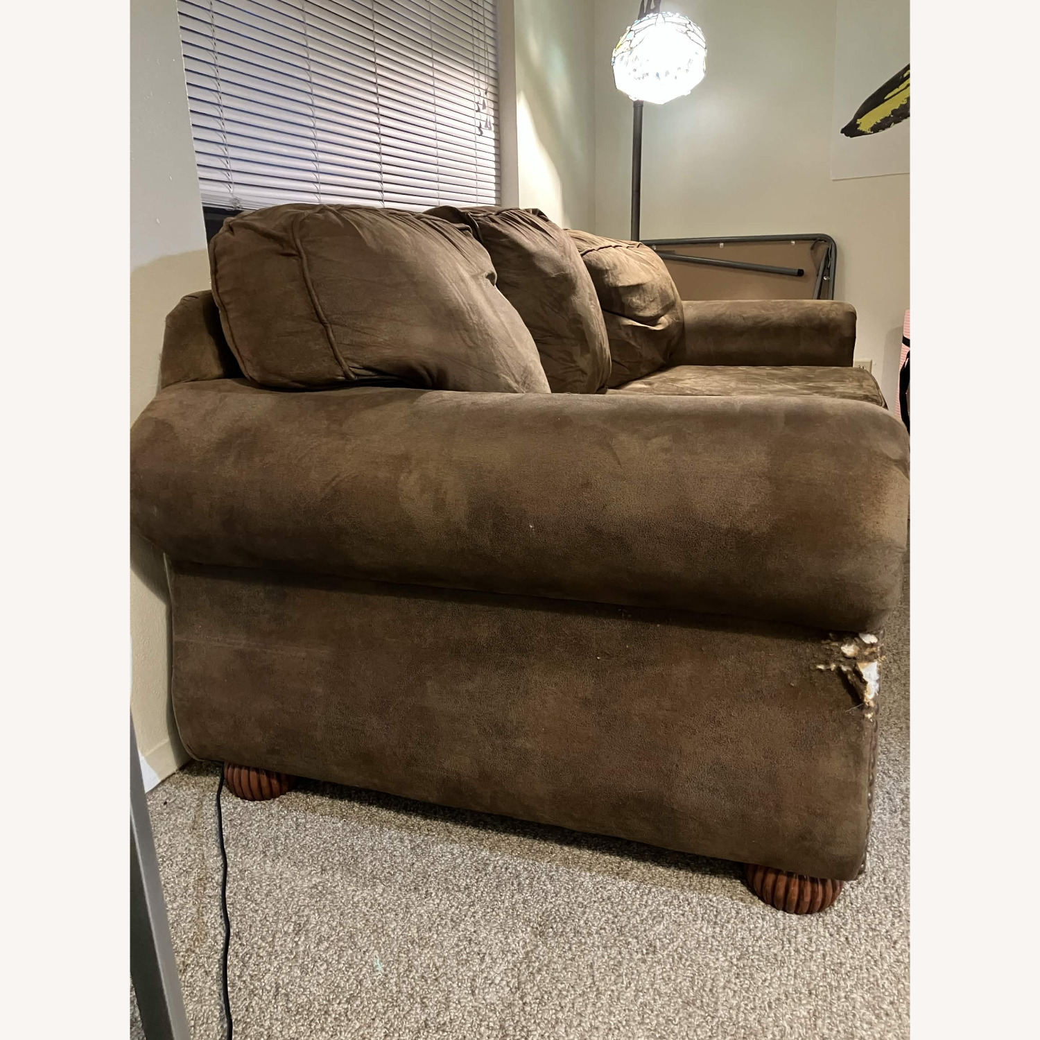 Light Brown 3+ Seater Sofa - image-3