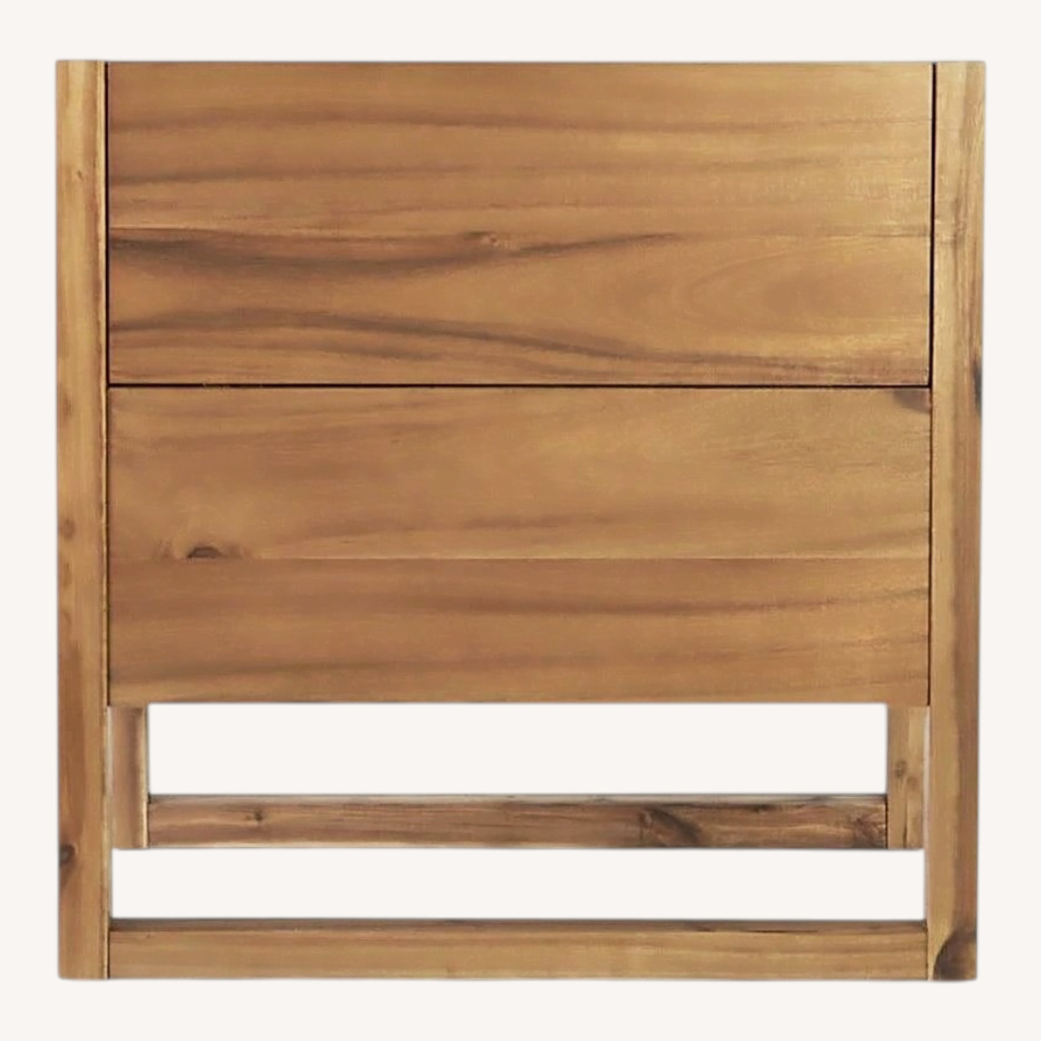 CB2 Elixir Dark Brown Wood Bar Cart - image-0