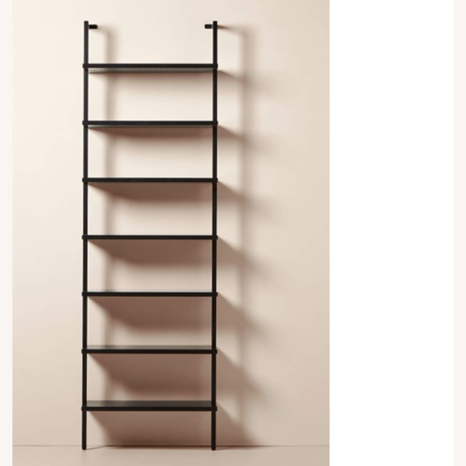 CB2 Stairway 96" White Metal Wall Mount Bookcase - image-4