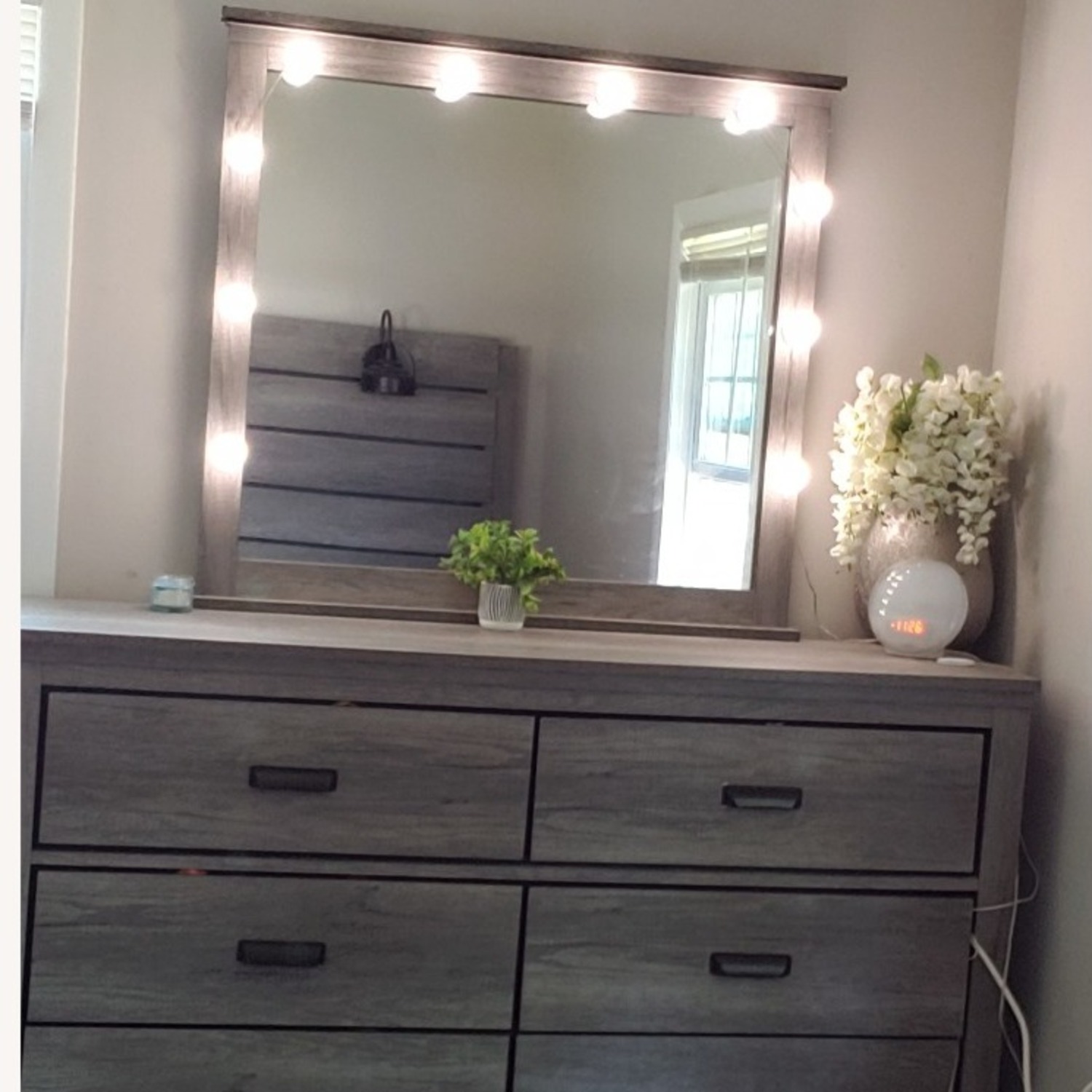 Affordable Home Furnishings Light Gray Dresser - image-2