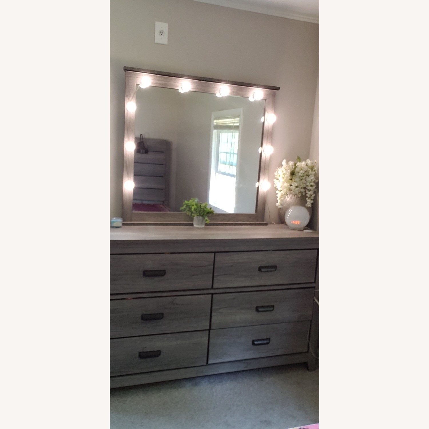 Affordable Home Furnishings Light Gray Dresser - image-1