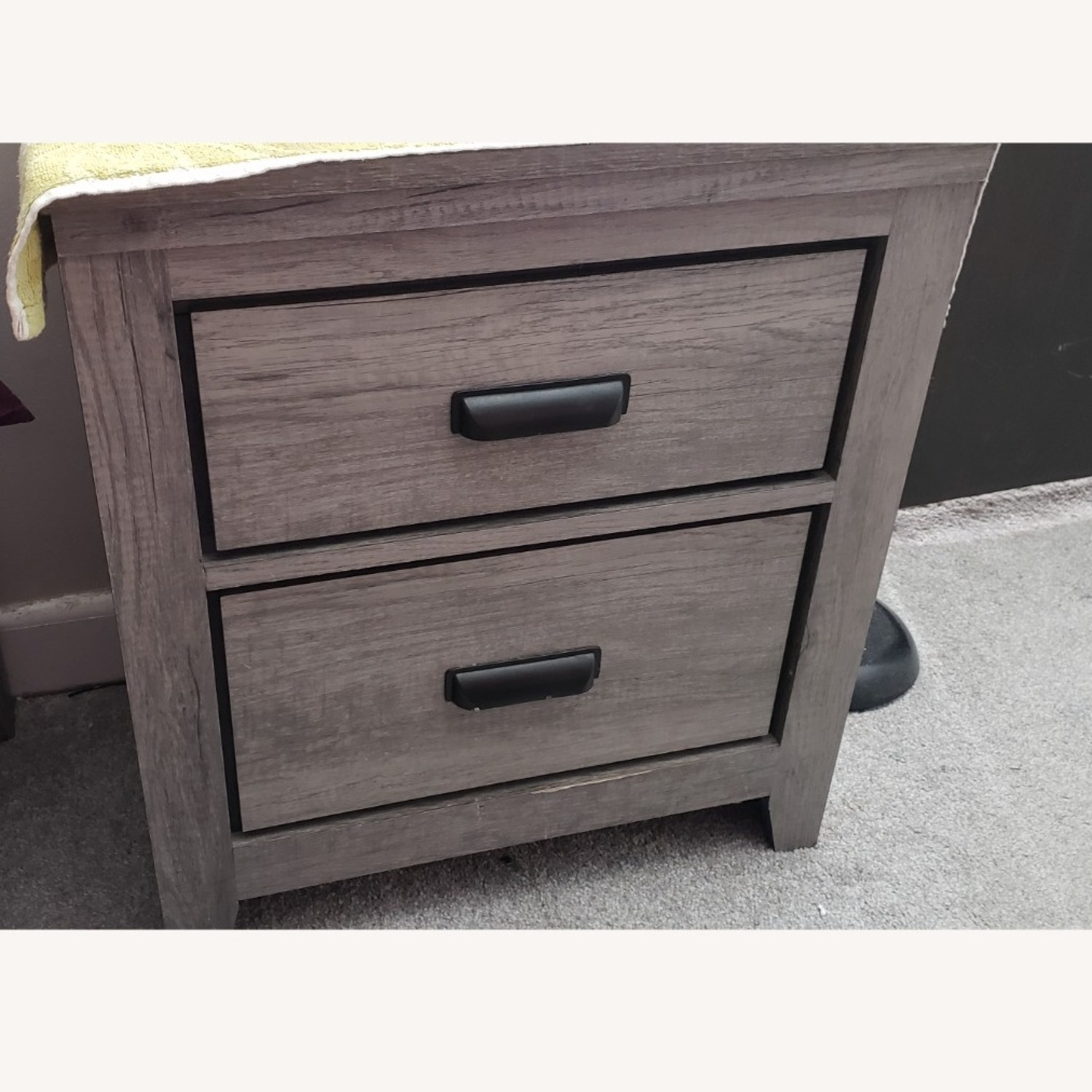 Affordable Home Furnishings Light Gray Nightstand - image-2