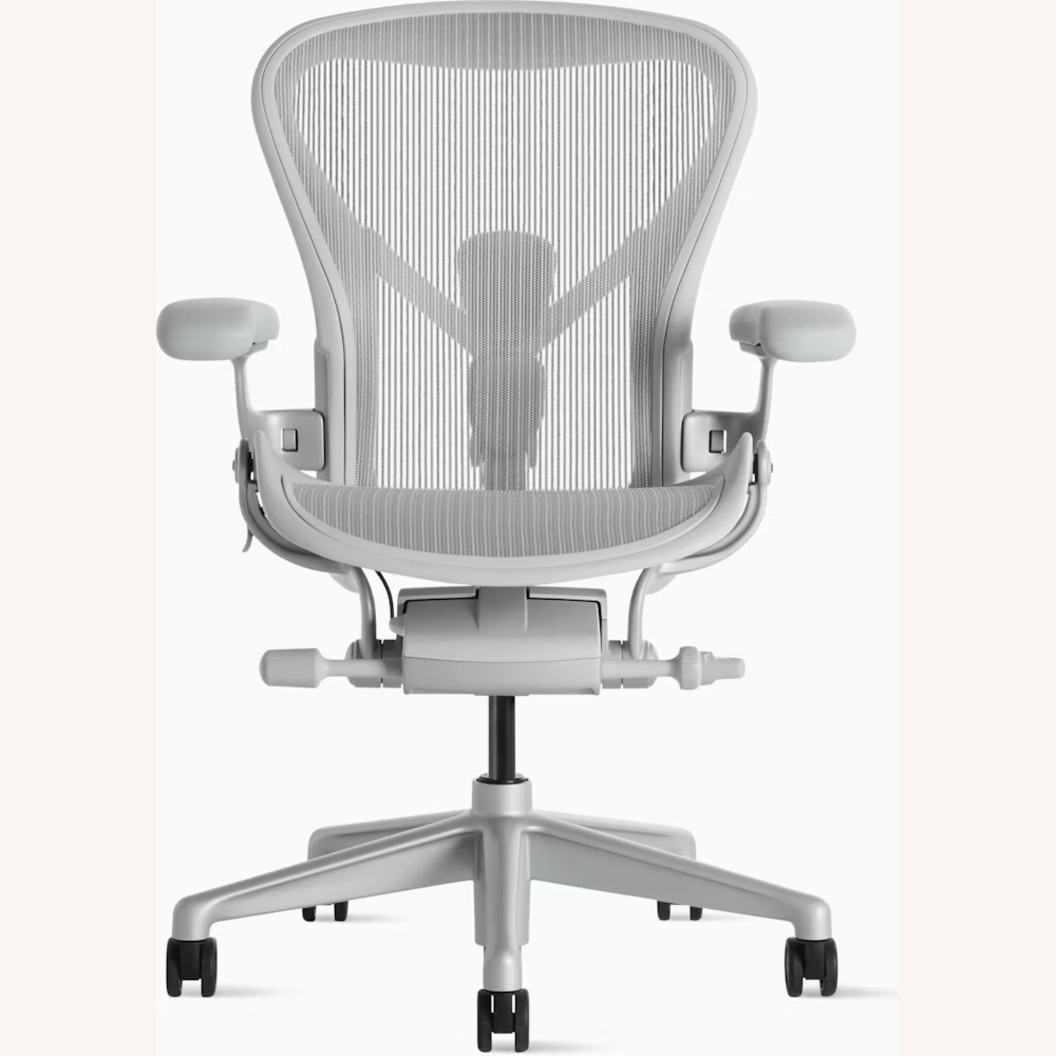 Herman Miller Aeron Light Gray Office Chair - image-7