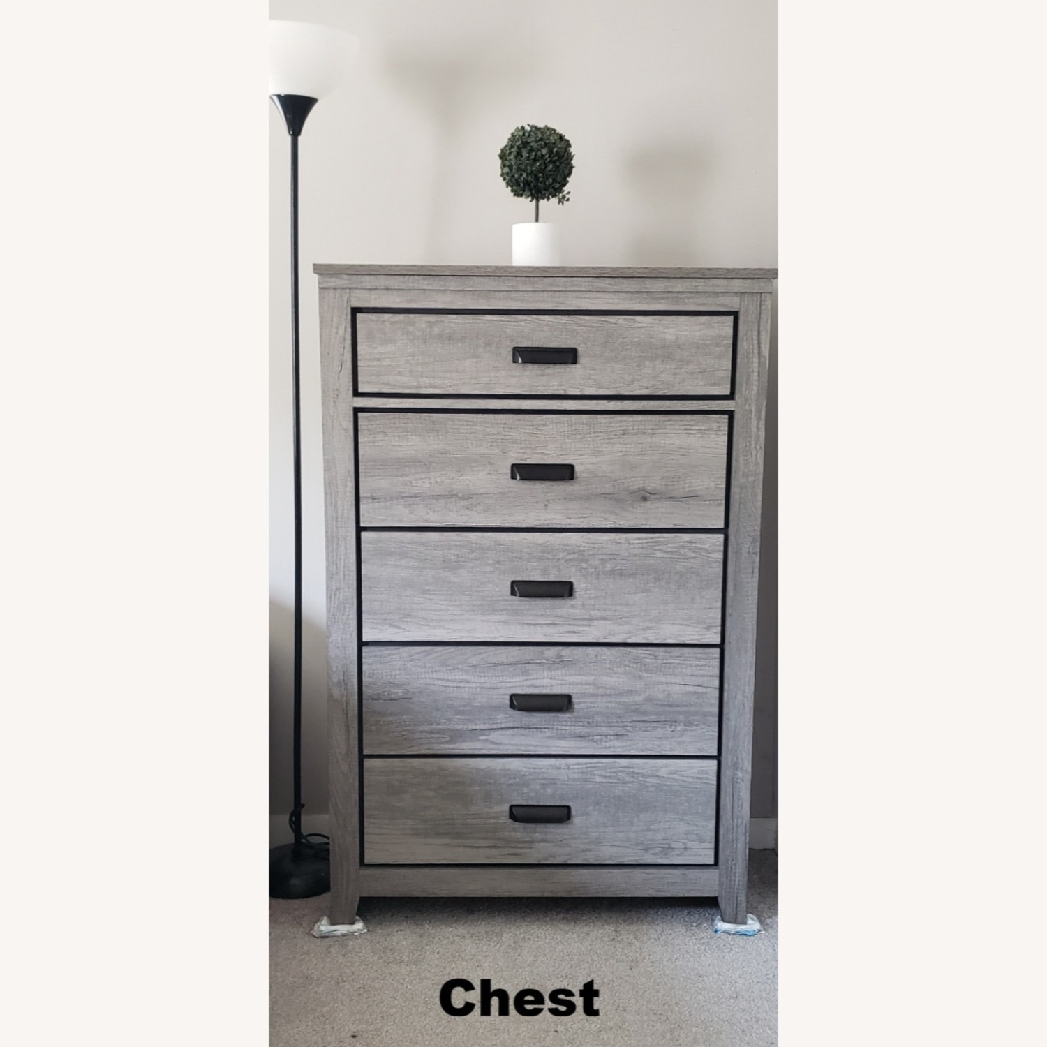 Affordable Home Furnishings Light Gray Chest - image-1