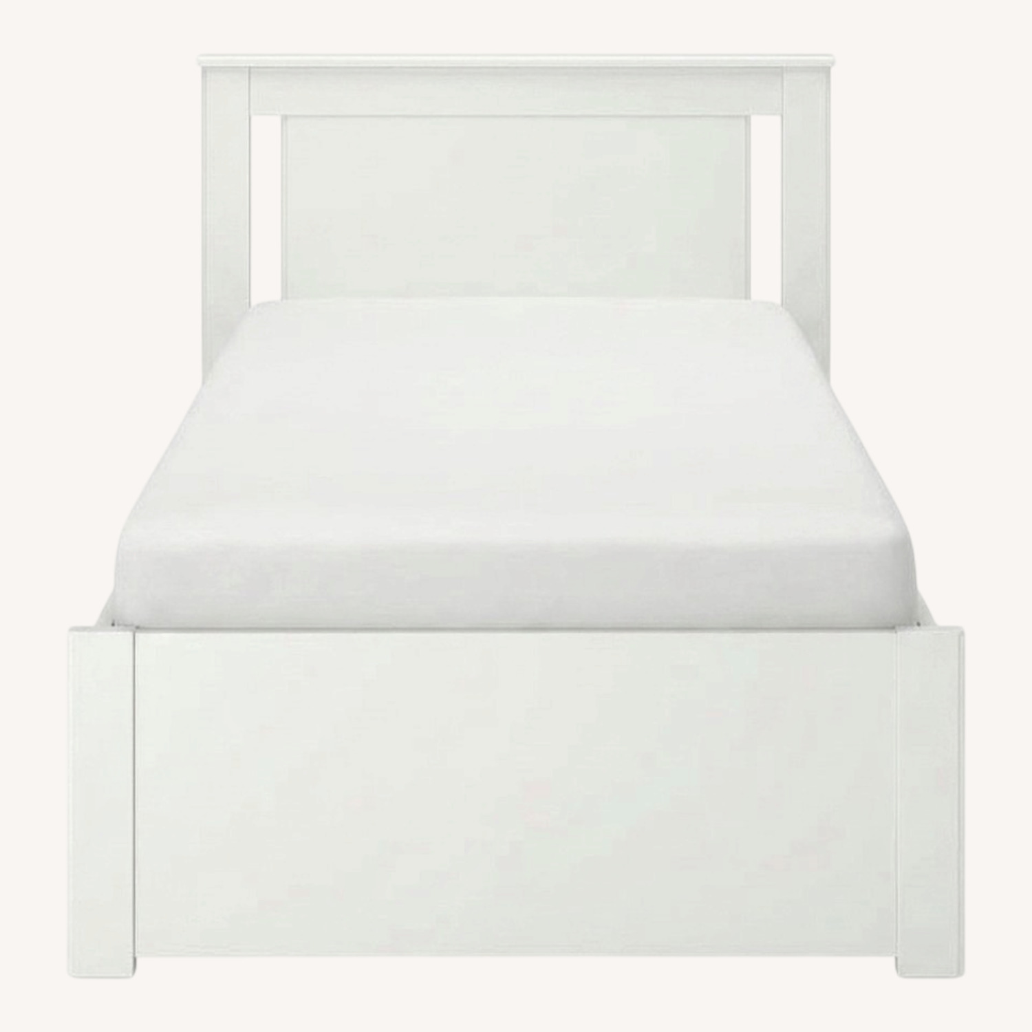 IKEA Bed Twin Frame + Wooden Slated Base - image-0