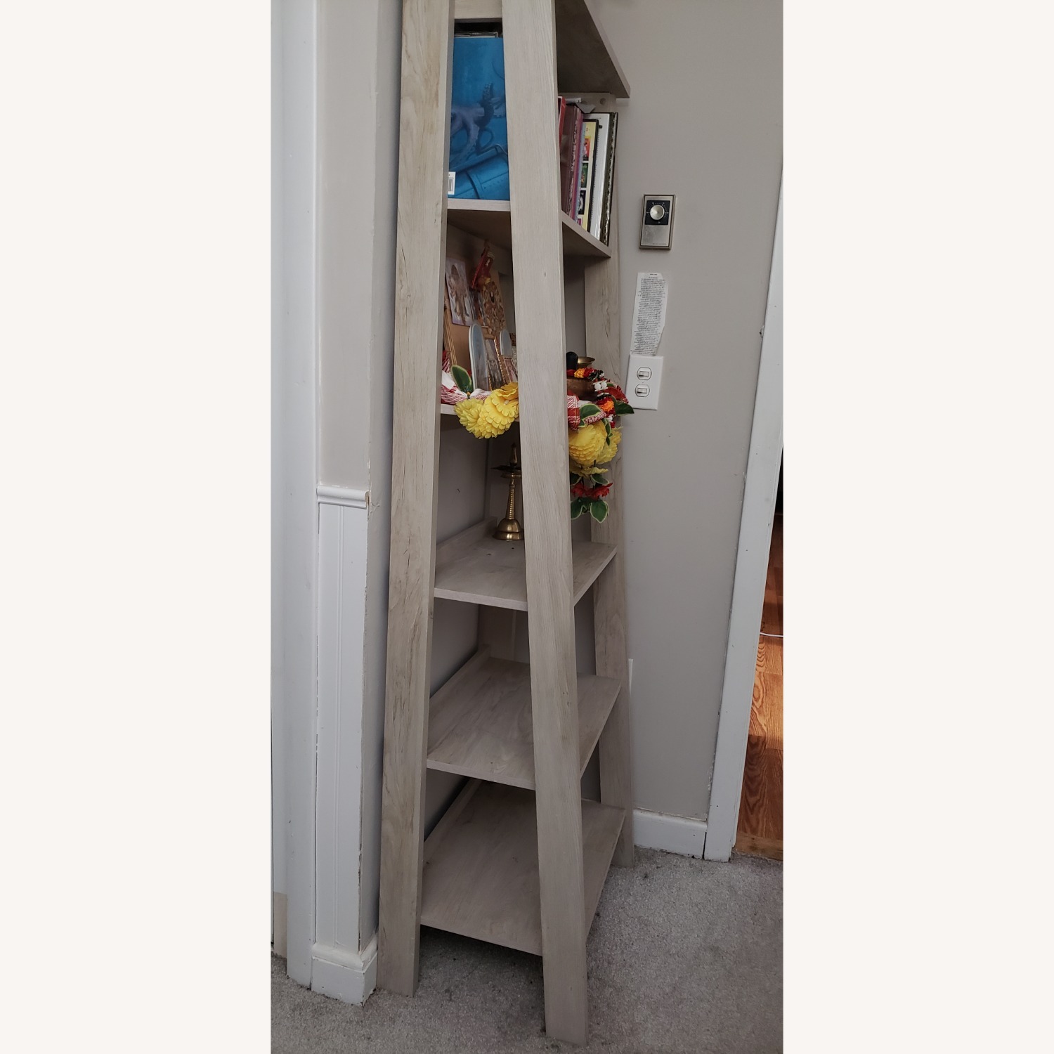 Affordable Home Furnishings Light Gray Bookcase - image-3