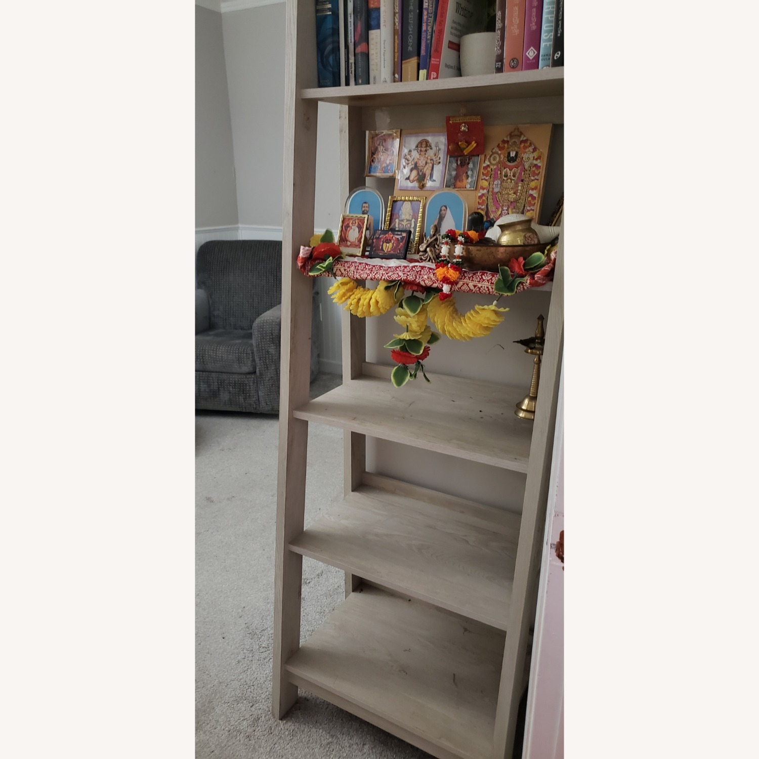 Affordable Home Furnishings Light Gray Bookcase - image-2
