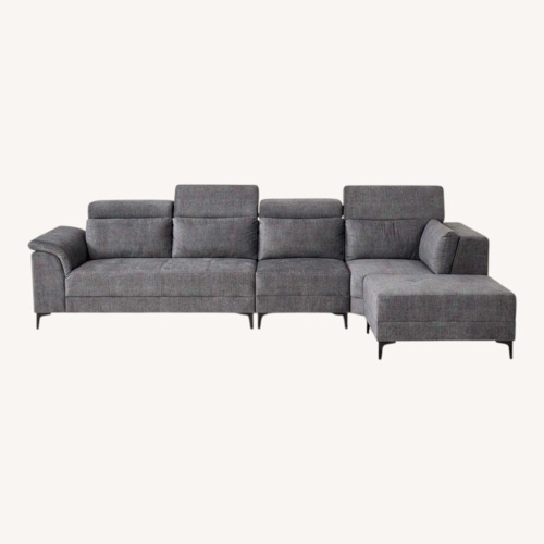 Used Coleman Furniture Dark Gray 2 Piece Sectional for sale on AptDeco