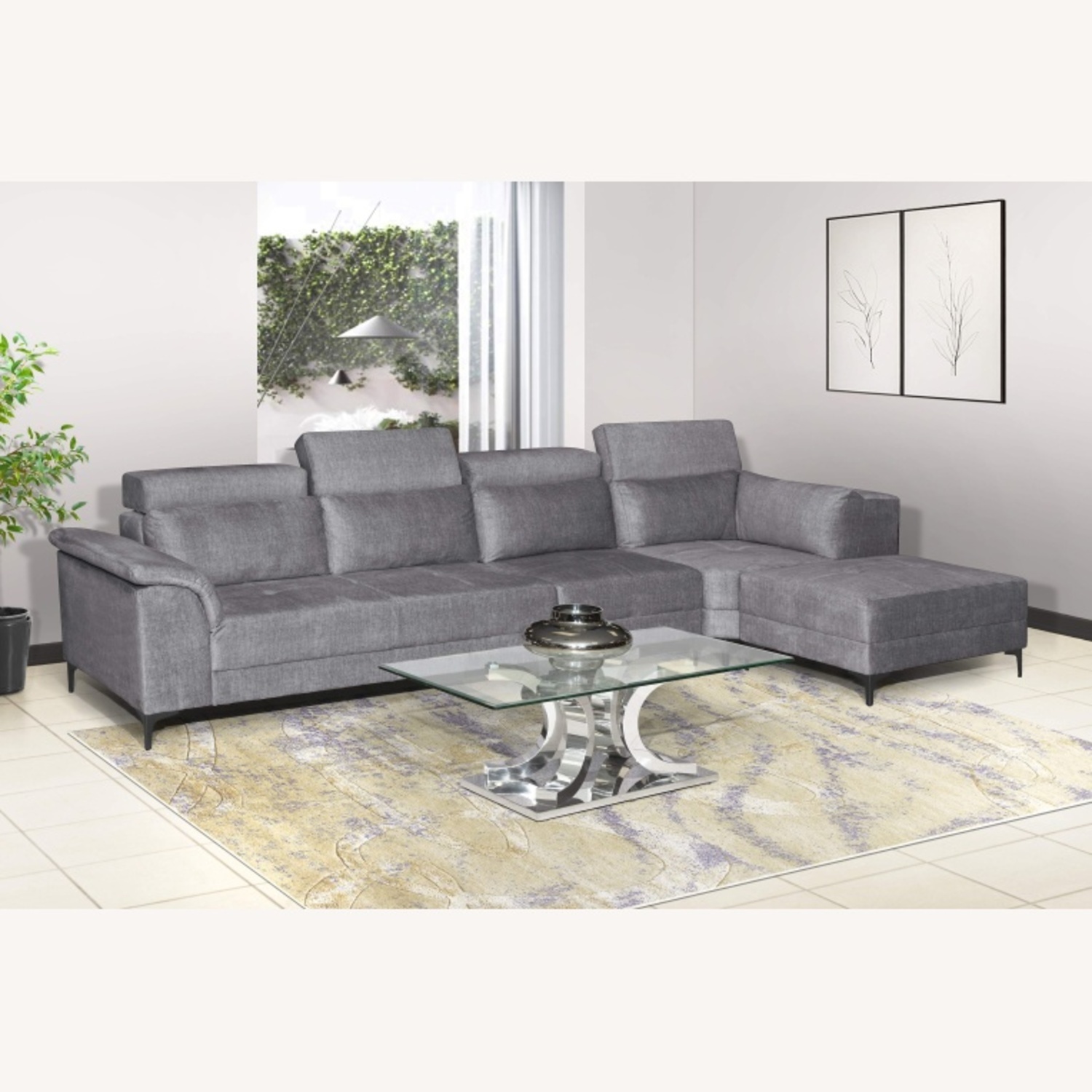 Coleman Furniture Dark Gray 2 Piece Sectional - image-4