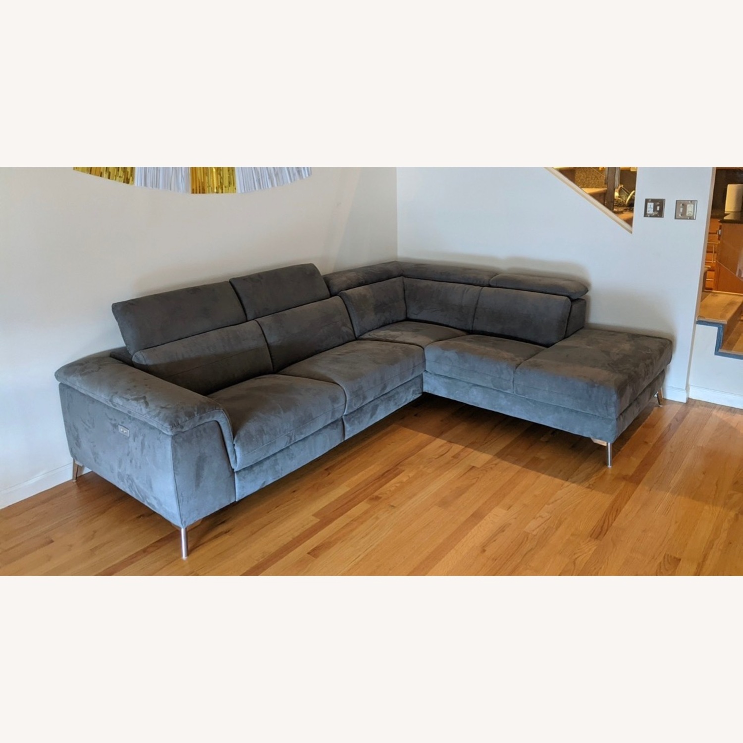 Coleman Furniture Dark Gray 2 Piece Sectional - image-1