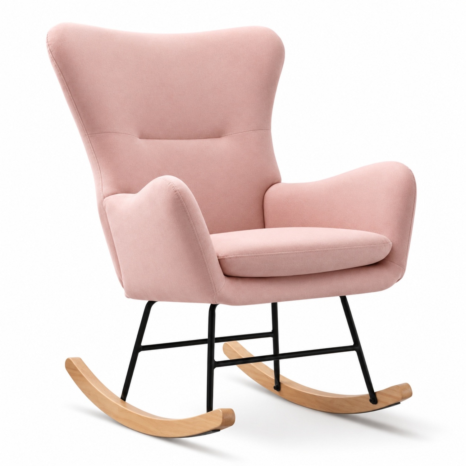 Upholstered Nursery Rocking Accent Chair - image-4