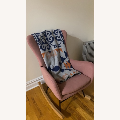 Used Upholstered Nursery Rocking Accent Chair for sale on AptDeco