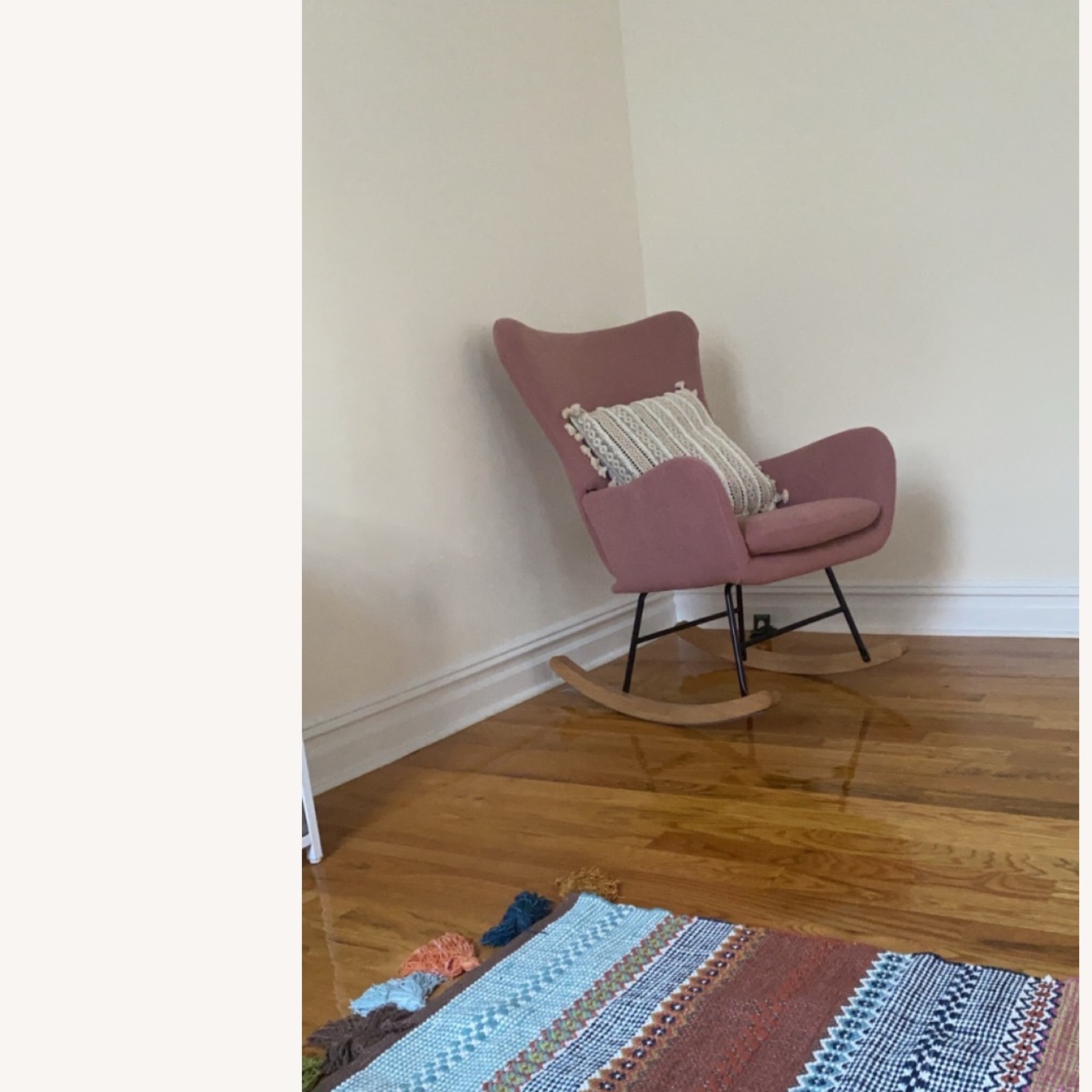 Upholstered Nursery Rocking Accent Chair - image-3