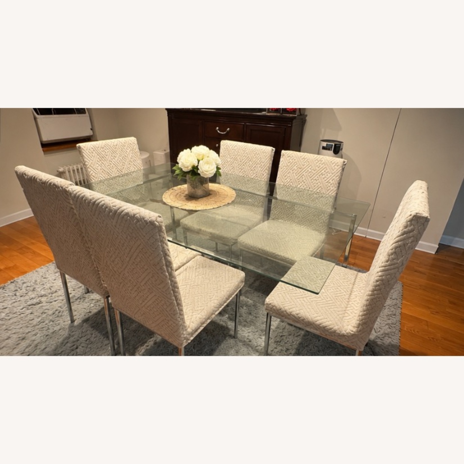     Modern Glass Dining Set with Chairs  - image-2