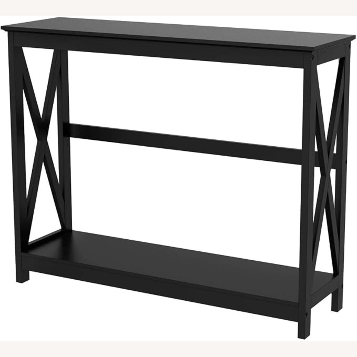 Amazon Dark Brown Wood Console Table - image-4
