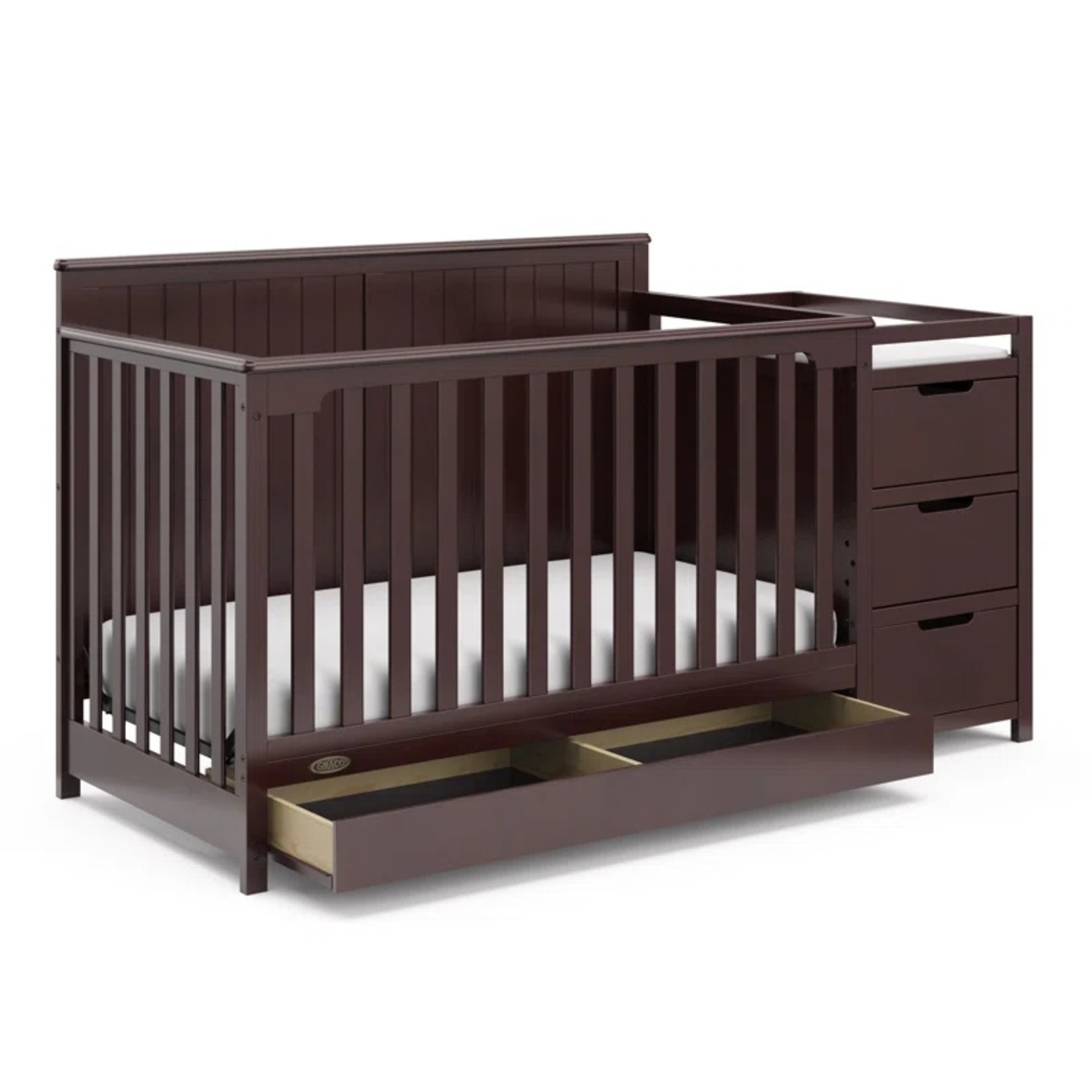 Wayfair Graco Convertible Crib w Changing Table & Storage - image-5