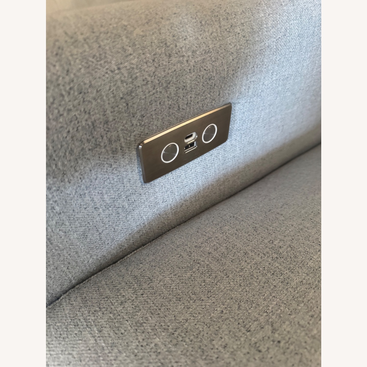 Babyletto Light Gray Recliner - image-6