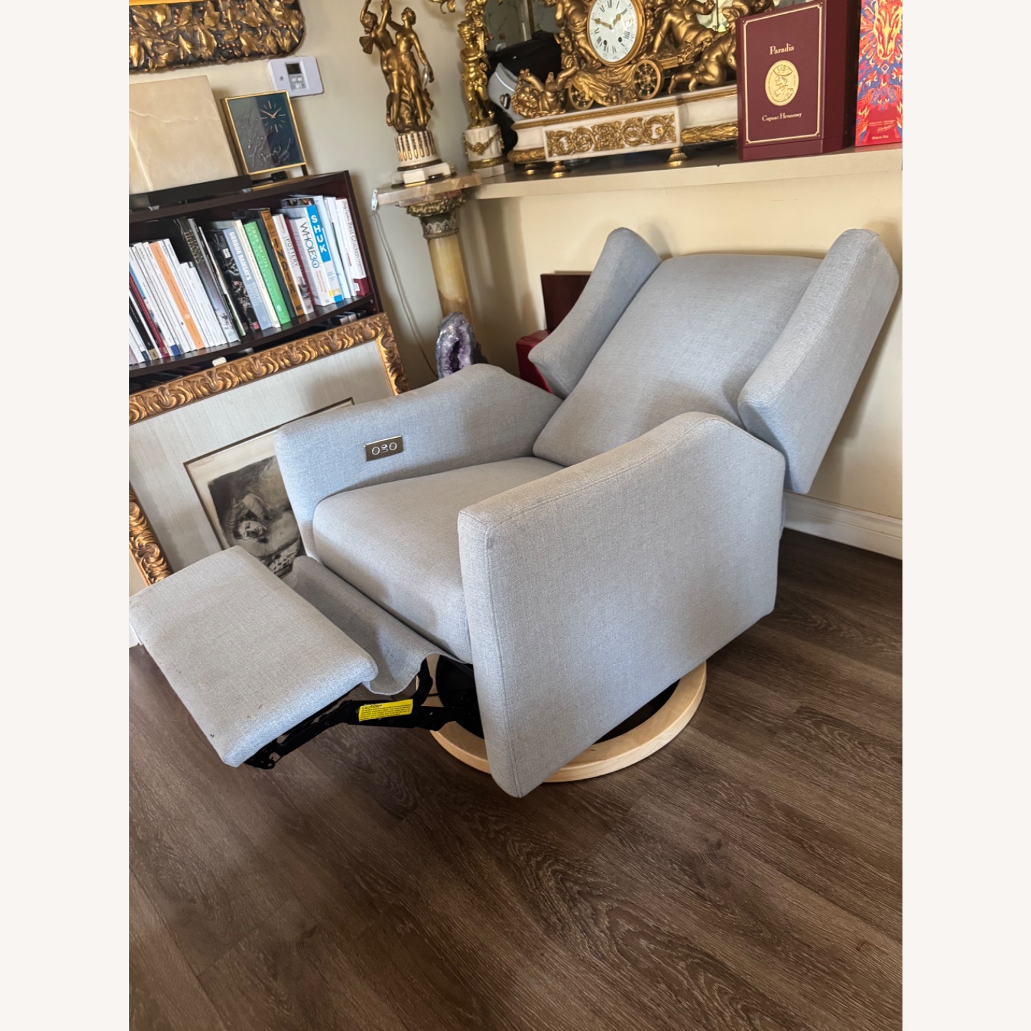 Babyletto Light Gray Recliner - image-5