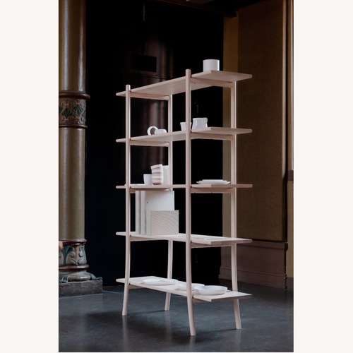 Used Ariake Sky Ladder Shelf Tall White Oak for sale on AptDeco