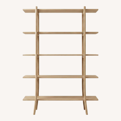 Used Ariake Sky Ladder Shelf Tall White Oak for sale on AptDeco