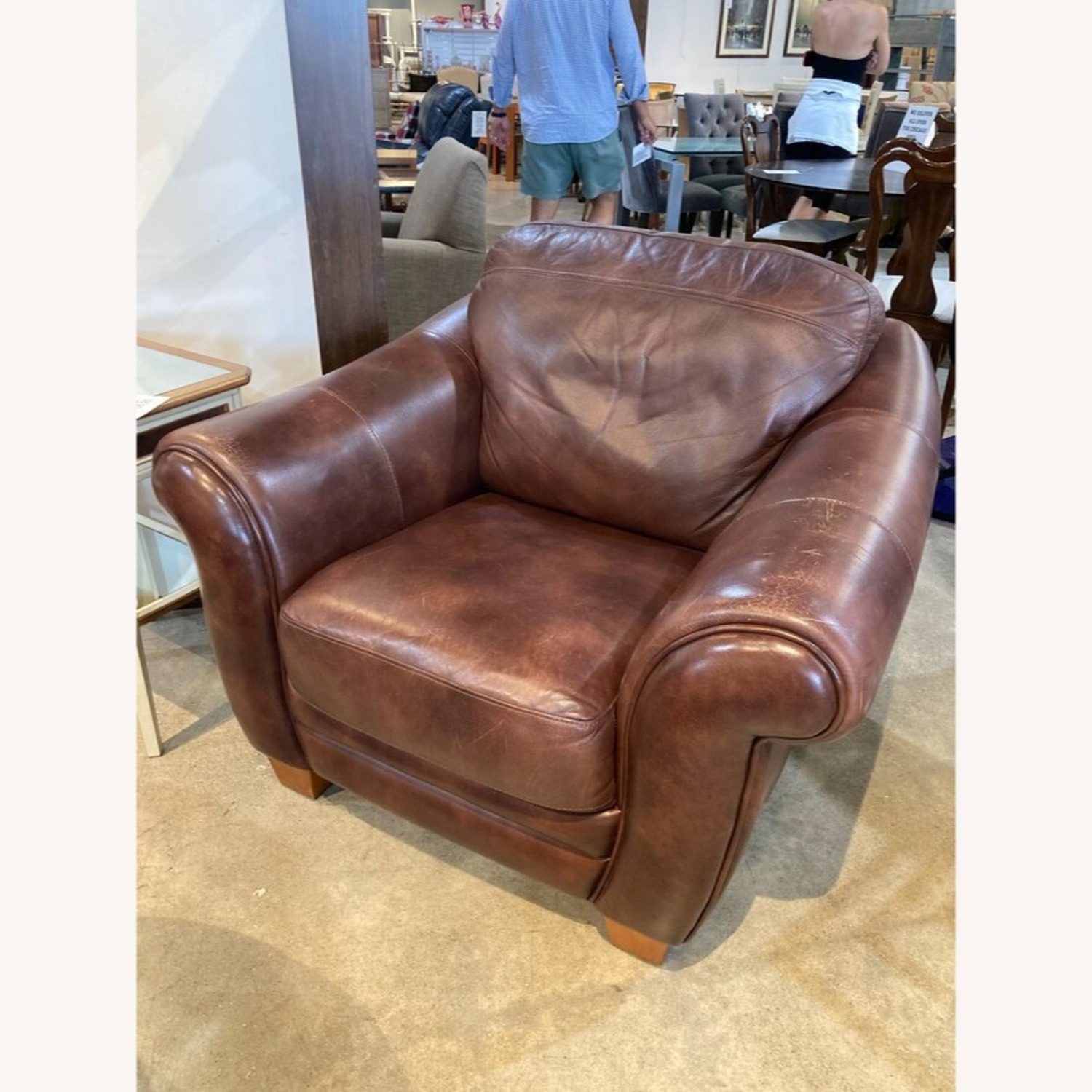 Flexsteel Latitudes Collection Leather Armchair - image-1