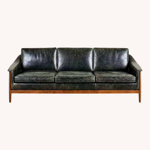 Used Mid-Century Danish Modern Leather 3-Seat Sofa for sale on AptDeco