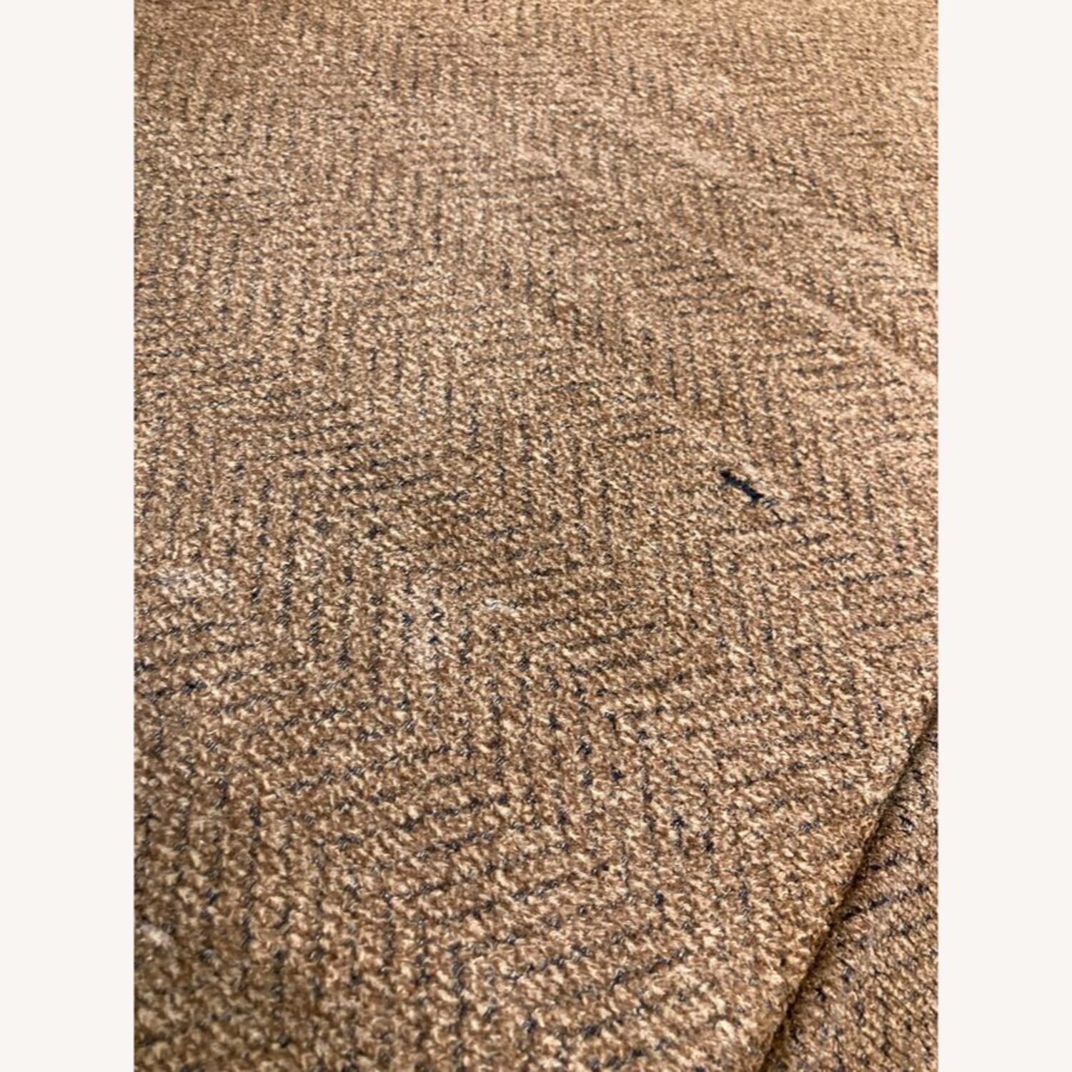 Traditional Fabric Roll-Arm Sofa Brown - image-10