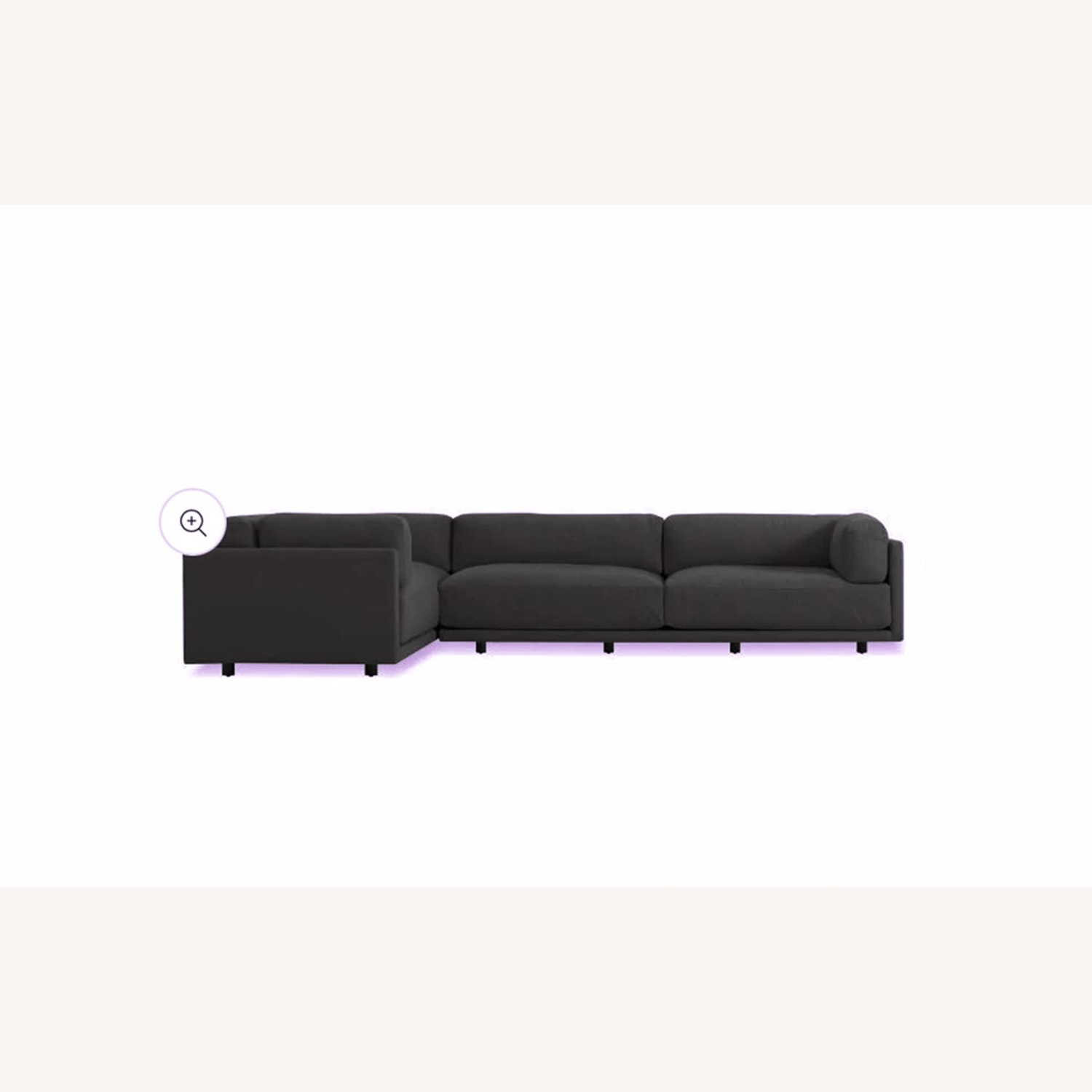 Blu Dot Sunday Charcoal Sectional Sofa - image-1