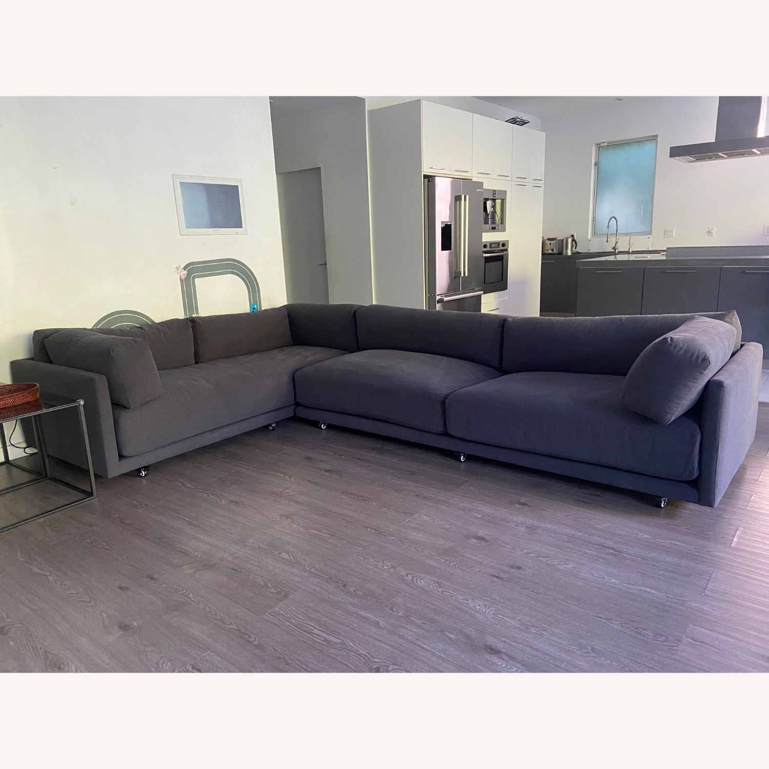 Blu Dot Sunday Charcoal Sectional Sofa - image-2