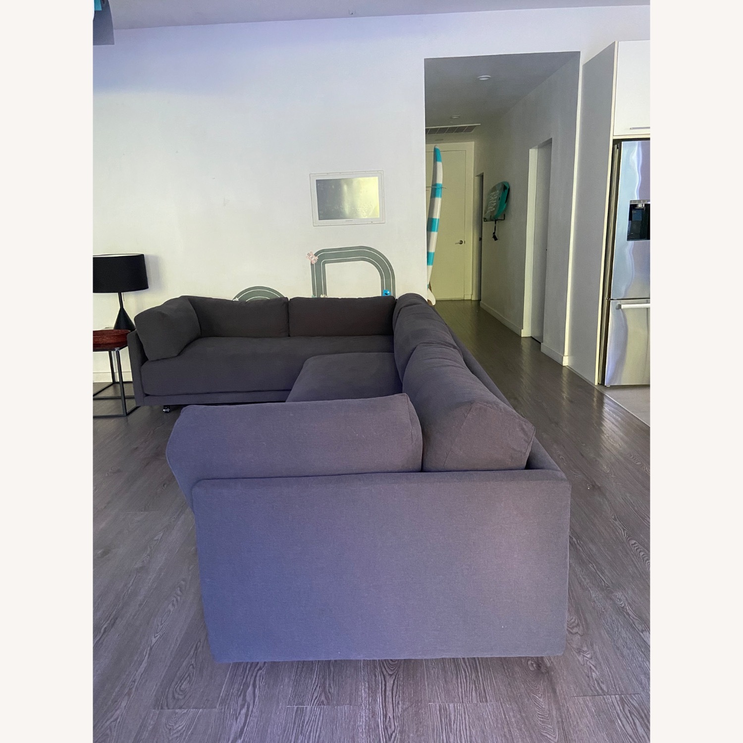 Blu Dot Sunday Charcoal Sectional Sofa - image-3