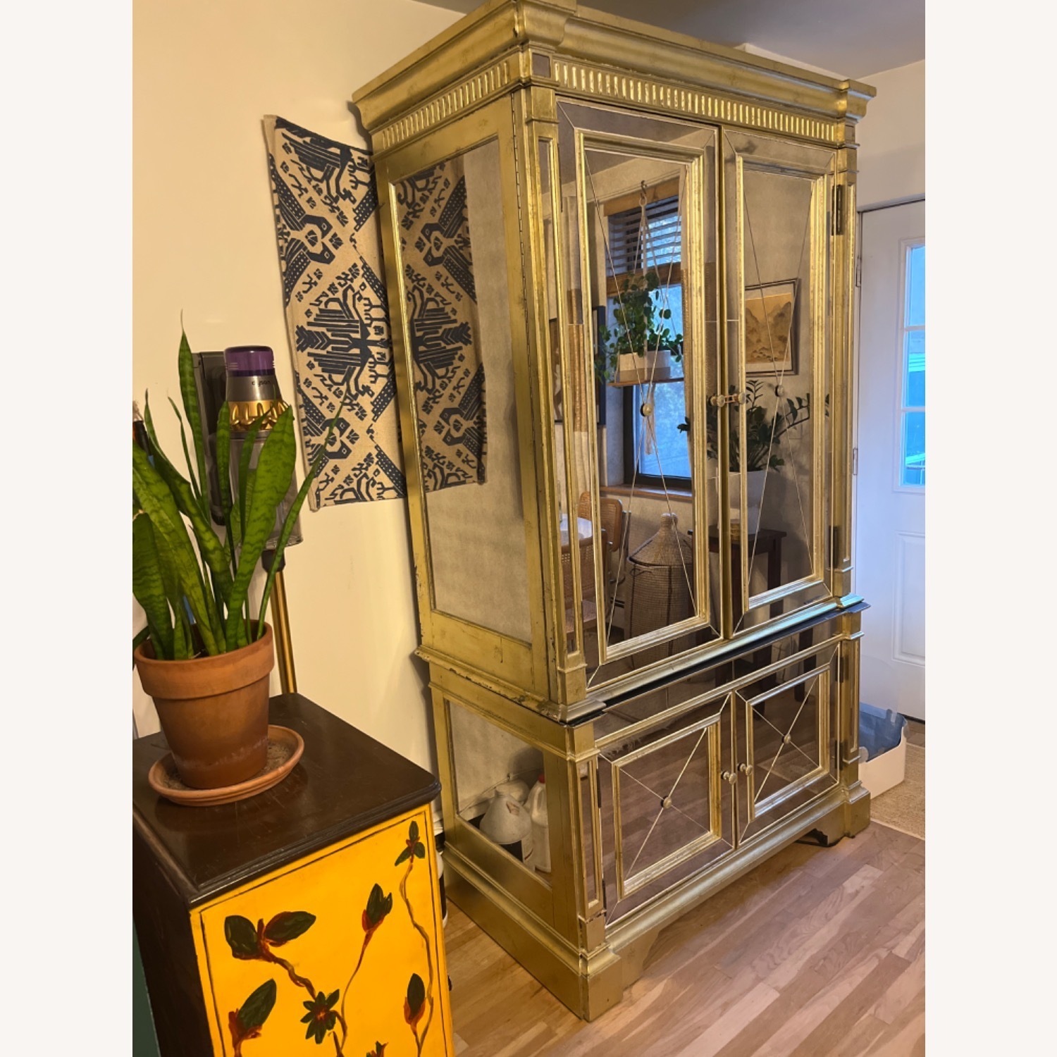 Z Gallerie Mirrored Amoire - image-3