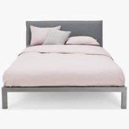 Used ABC Carpet and Home Gallerist Light Gray King Bed for sale on AptDeco