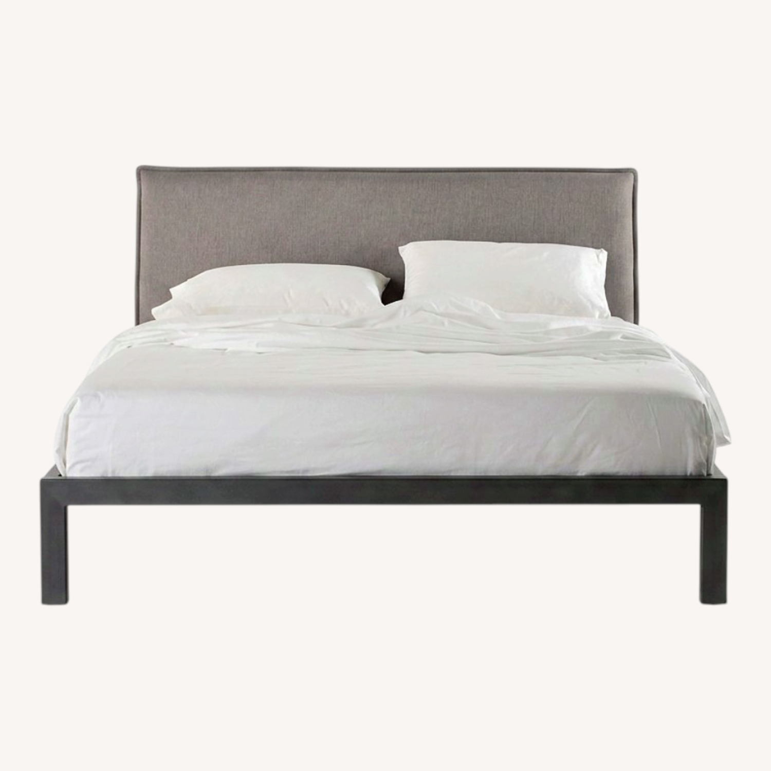 ABC Carpet and Home Gallerist Light Gray King Bed - image-0