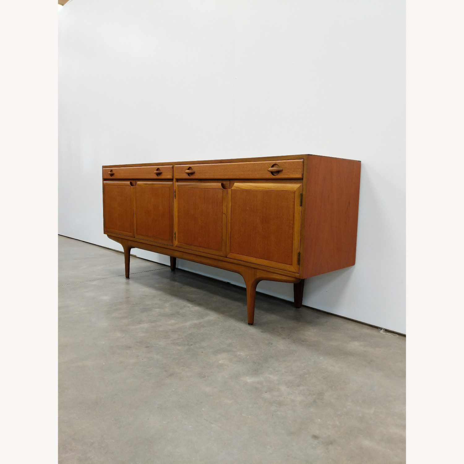 Vintage Mid Century Modern Teak Credenza - image-2