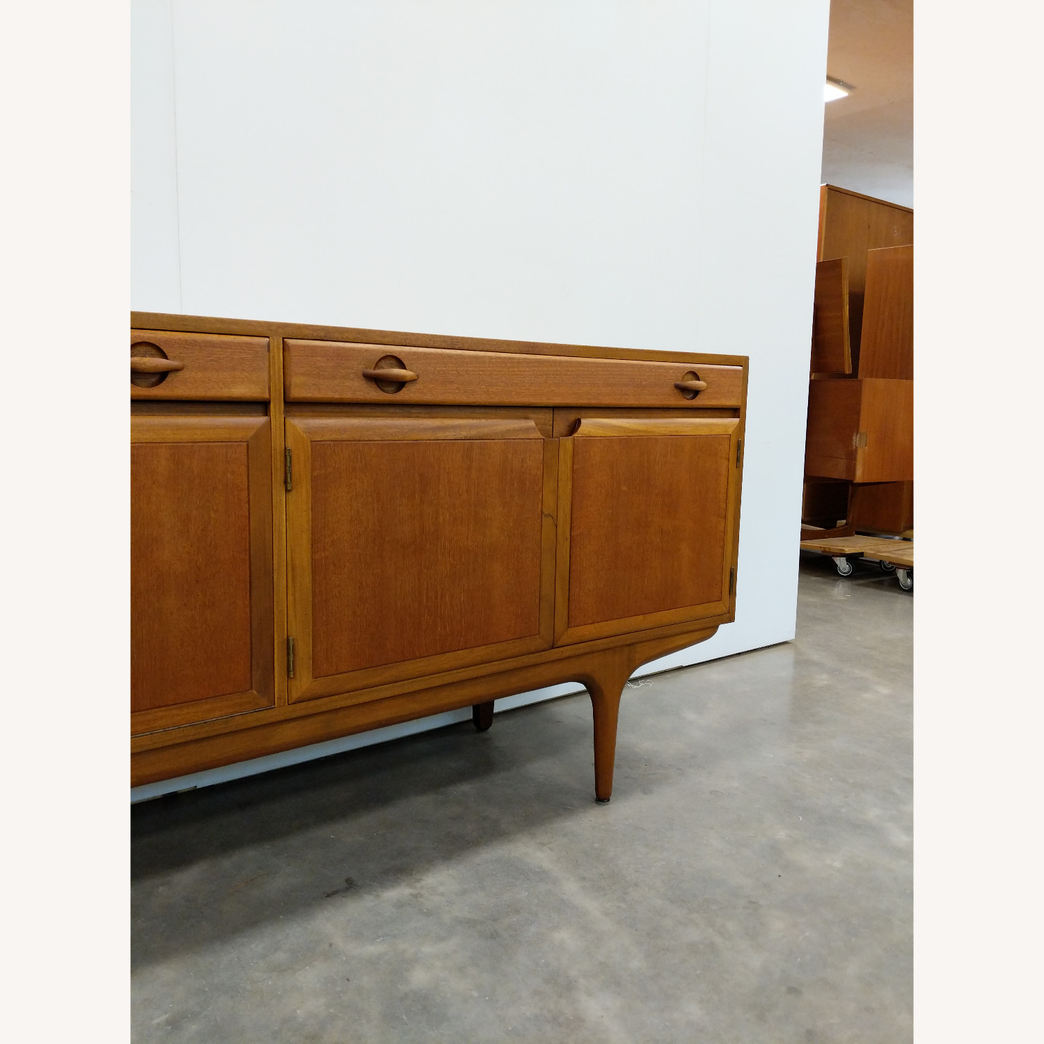 Vintage Mid Century Modern Teak Credenza - image-10