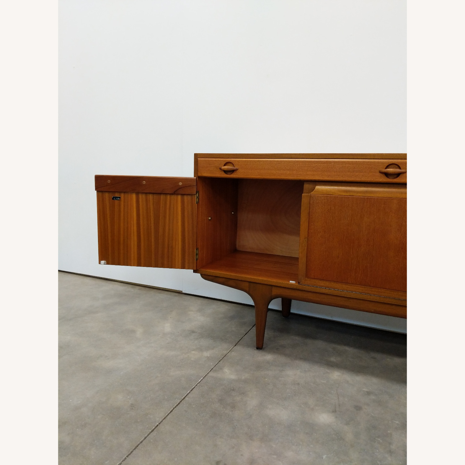 Vintage Mid Century Modern Teak Credenza - image-6