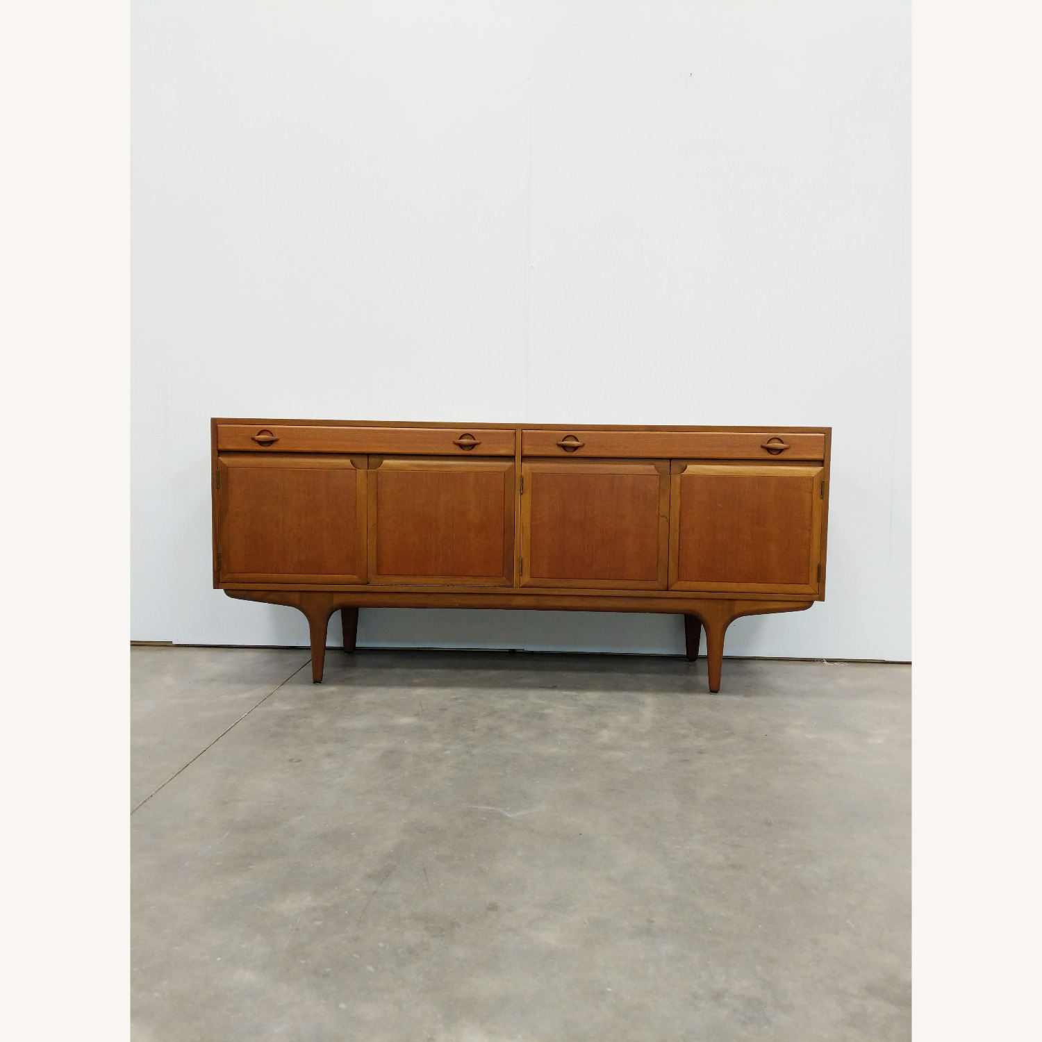 Vintage Mid Century Modern Teak Credenza - image-1